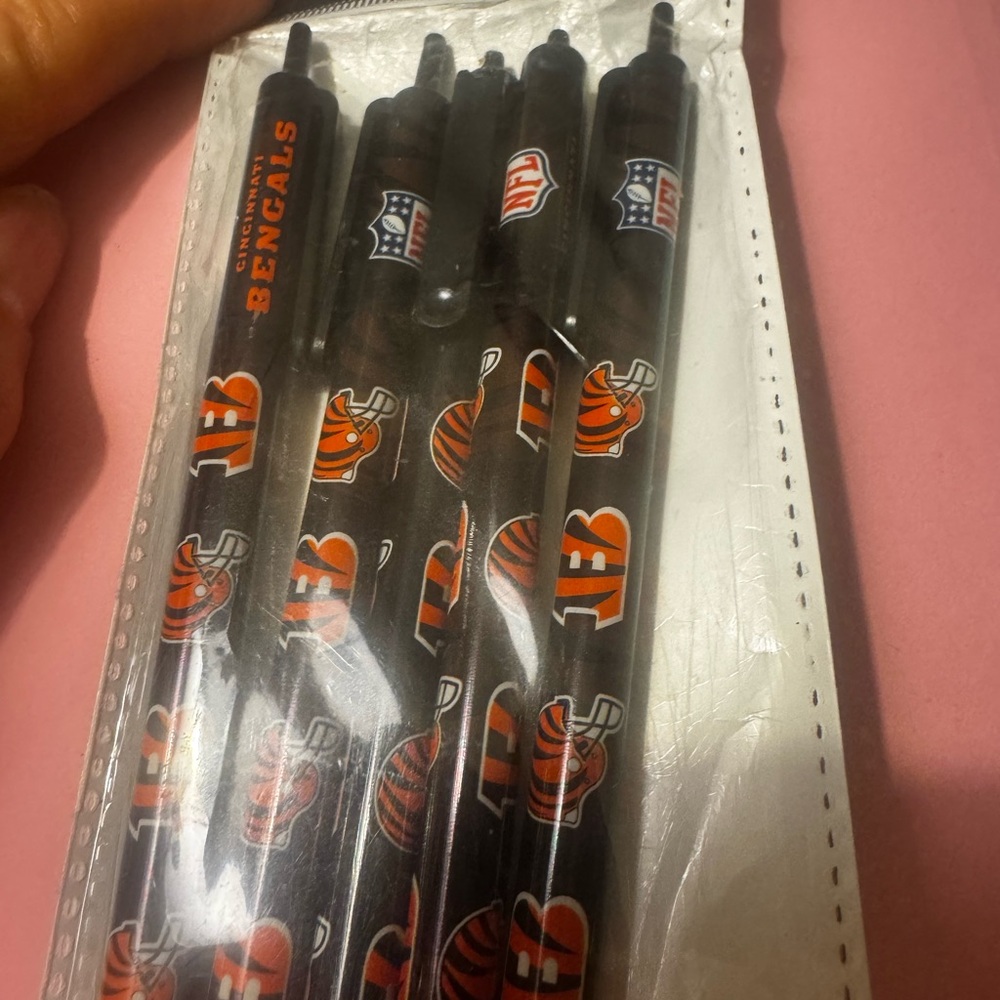NFL Cincinnati Bengals Black and Orange Pens
